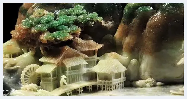 众说候庆军独山玉精品《青山入画》(玉石百科) | 玉石百科